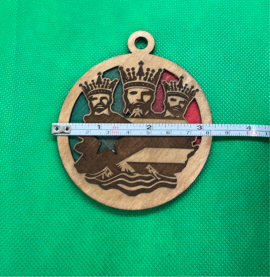 PR Three Kings Ornament