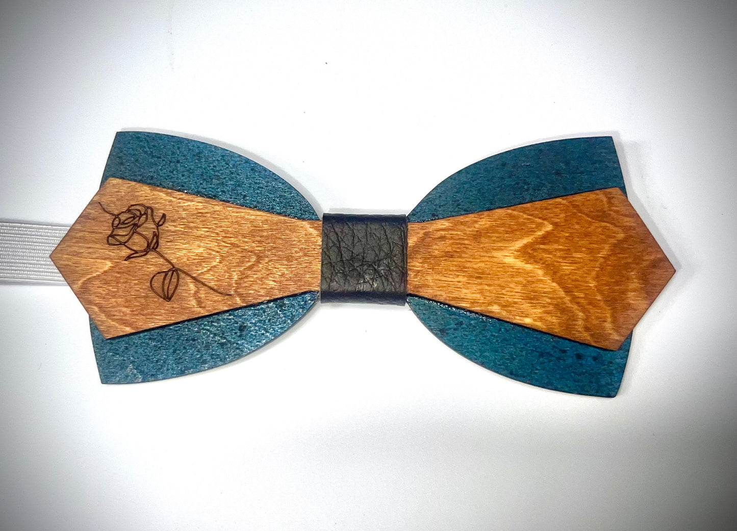 “The Rose” Wooden Bow Tie