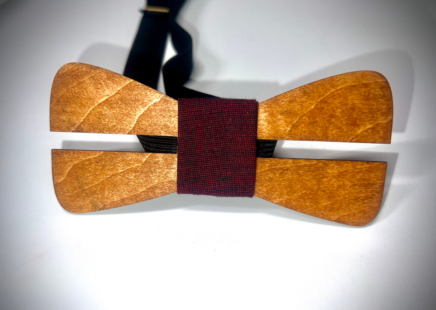 “Divided” Wooden Bow Tie