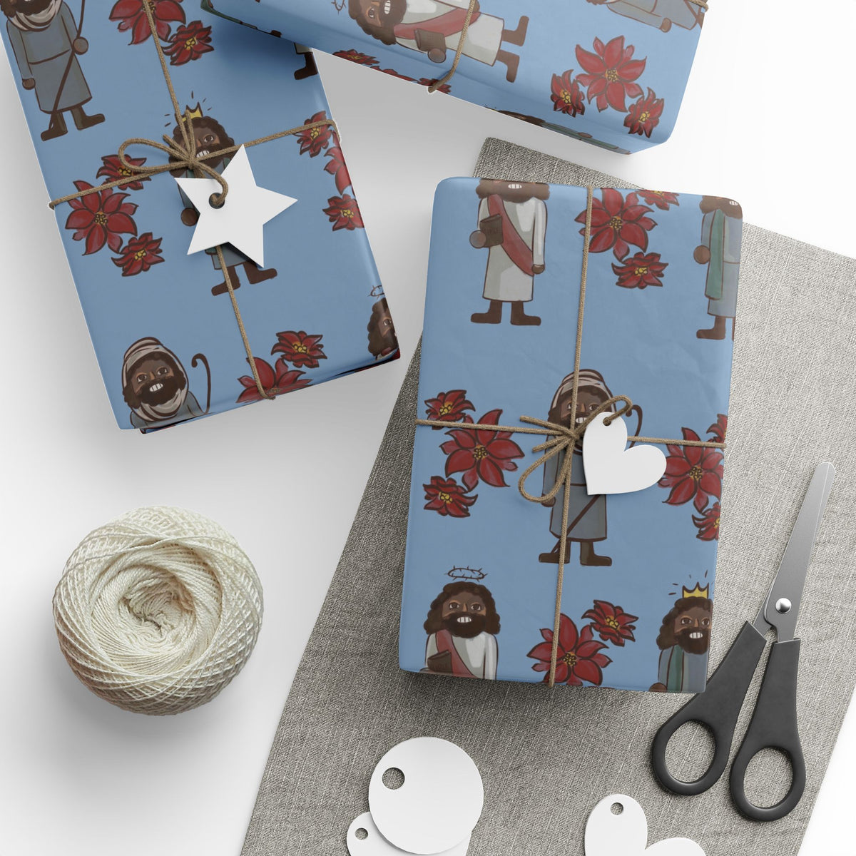 Festive Jesus Nutcracker Wrapping Paper