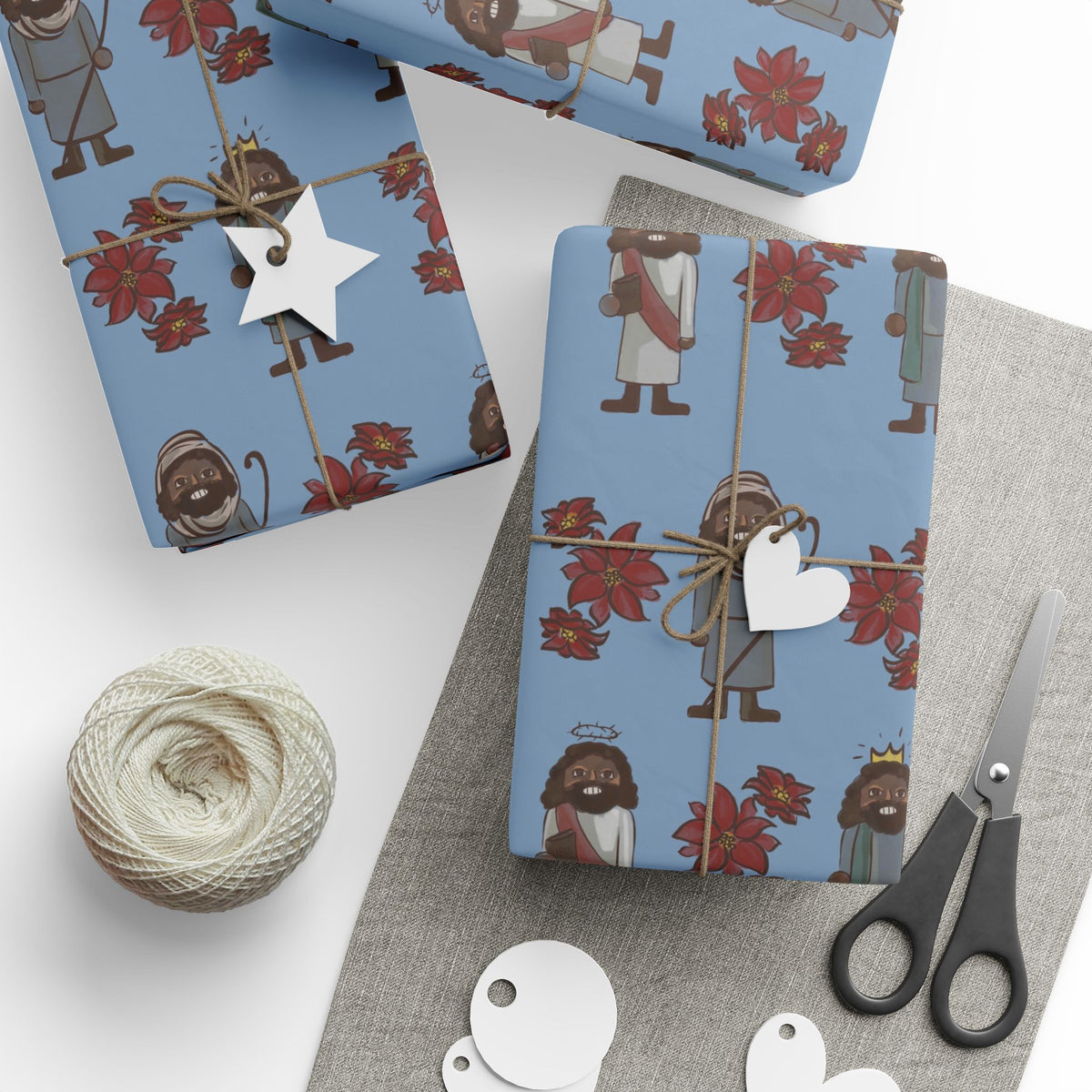 Festive Jesus Nutcracker Wrapping Paper