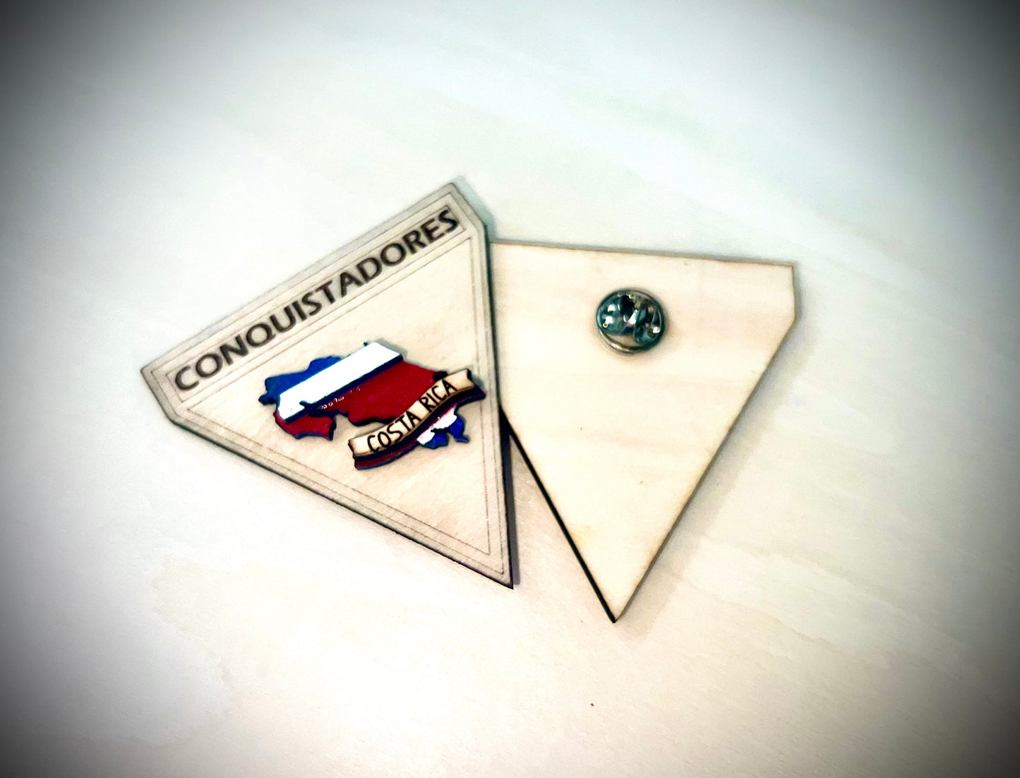 Costa Rica “Conquistadores” Wooden Pin