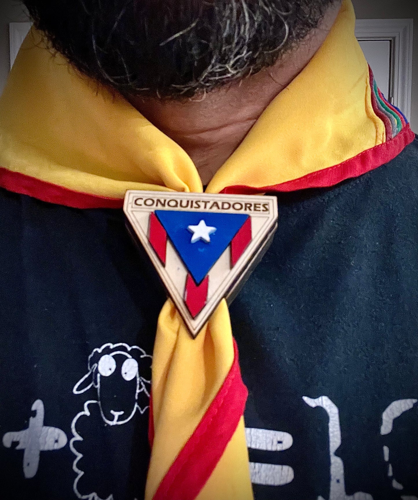 Puerto Rico "Conquistadores" Neckerchief Slide