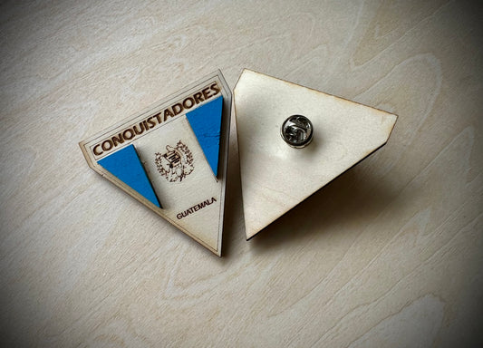 Guatemala "Conquistadores" Wooden Pin