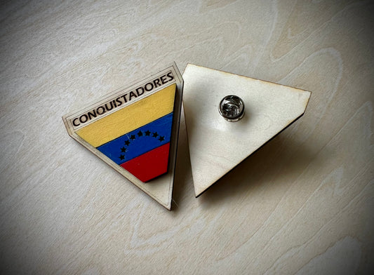 Venezuela "Conquistadores" Wooden Pin