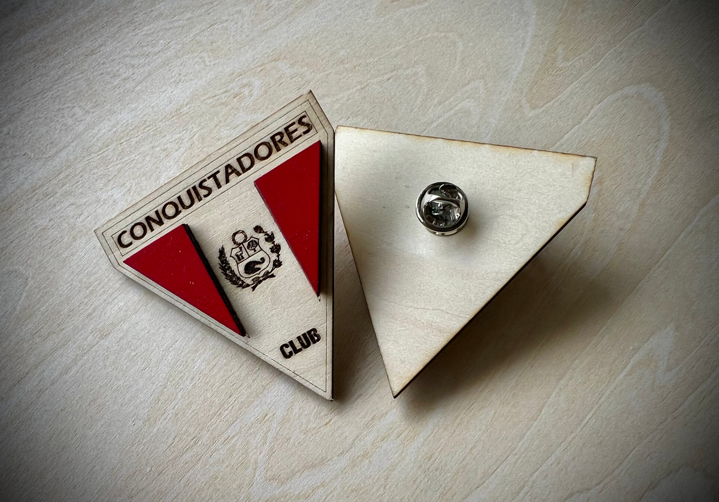 Peru "Conquistadores" Wooden Pin