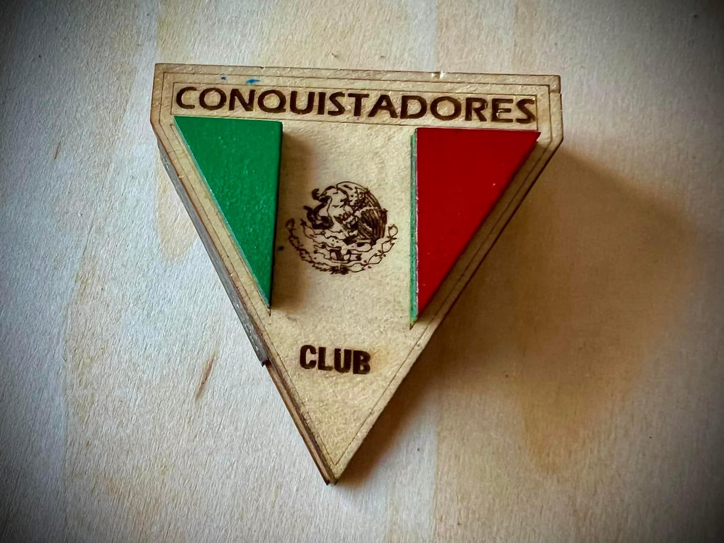 Mexico "Conquistadores" Wooden Pin